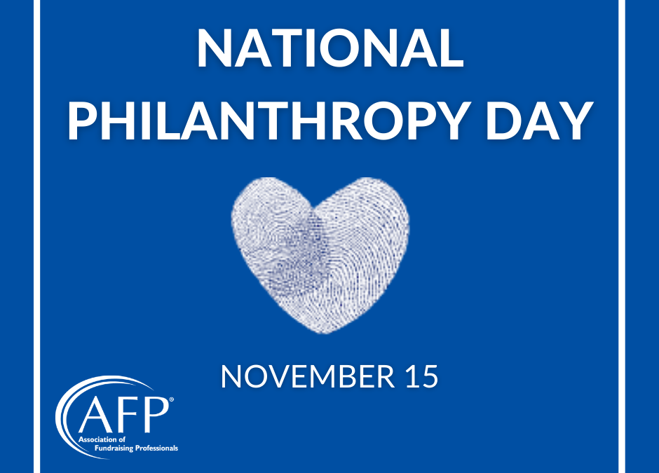 Recognizing National Philanthropy Day